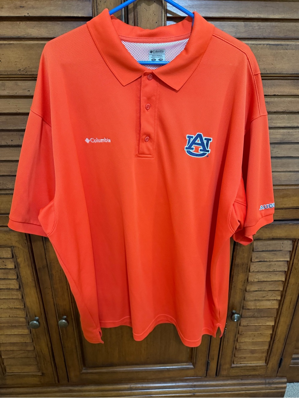 Columbia 🔸AUBURN🔹 Logo Short Sleeve Polo - Size XXL